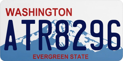 WA license plate ATR8296