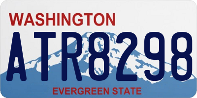 WA license plate ATR8298