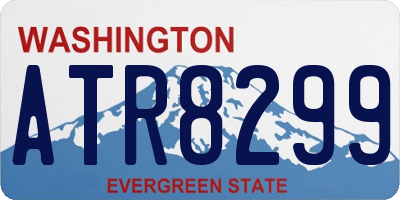 WA license plate ATR8299
