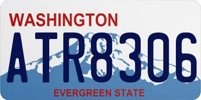 WA license plate ATR8306