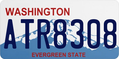 WA license plate ATR8308