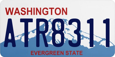 WA license plate ATR8311