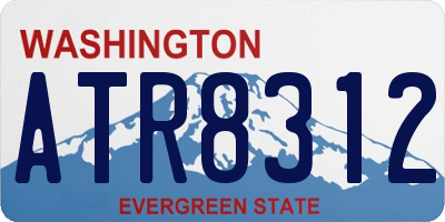 WA license plate ATR8312
