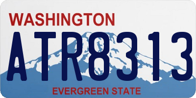 WA license plate ATR8313