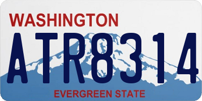 WA license plate ATR8314