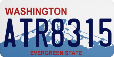 WA license plate ATR8315
