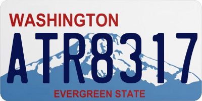 WA license plate ATR8317