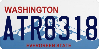 WA license plate ATR8318