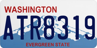 WA license plate ATR8319