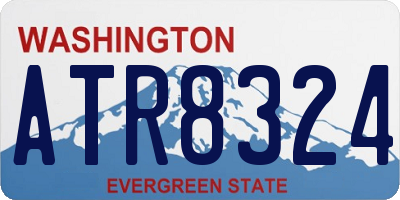 WA license plate ATR8324
