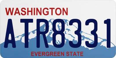 WA license plate ATR8331