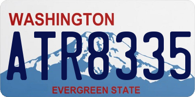 WA license plate ATR8335