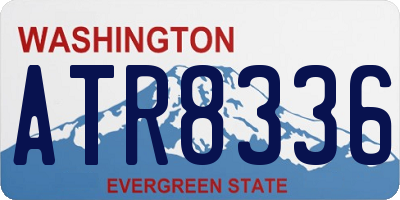 WA license plate ATR8336