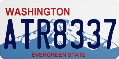 WA license plate ATR8337