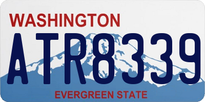 WA license plate ATR8339