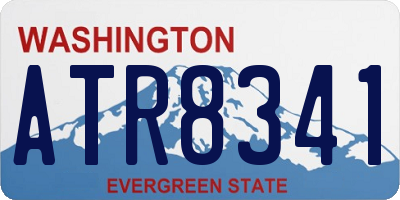 WA license plate ATR8341