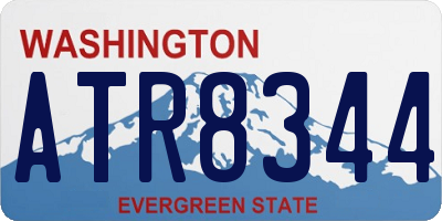 WA license plate ATR8344
