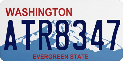WA license plate ATR8347