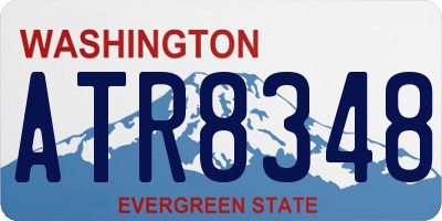 WA license plate ATR8348
