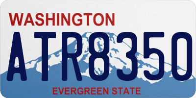 WA license plate ATR8350