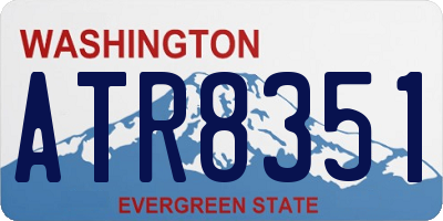 WA license plate ATR8351