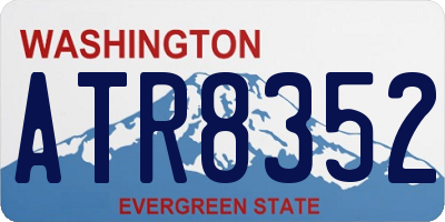WA license plate ATR8352