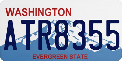 WA license plate ATR8355