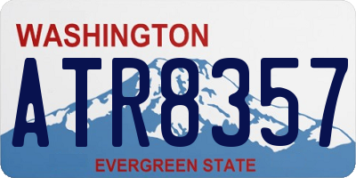 WA license plate ATR8357