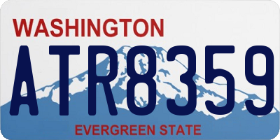 WA license plate ATR8359