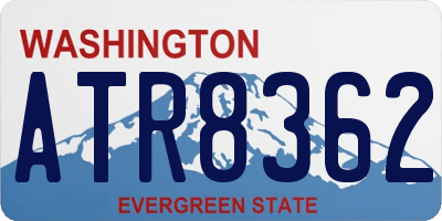 WA license plate ATR8362