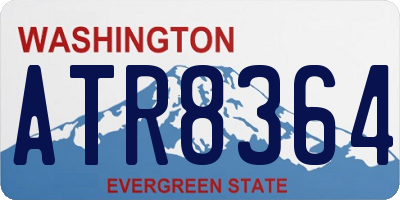 WA license plate ATR8364