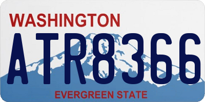 WA license plate ATR8366
