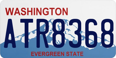 WA license plate ATR8368