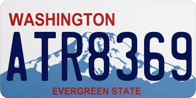 WA license plate ATR8369