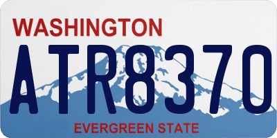 WA license plate ATR8370
