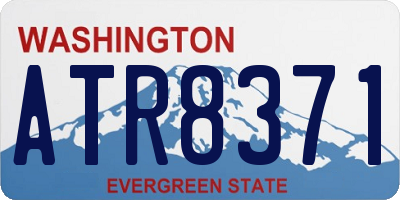 WA license plate ATR8371