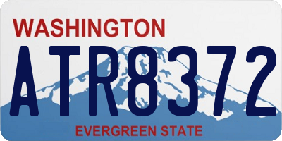 WA license plate ATR8372