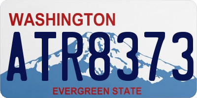 WA license plate ATR8373