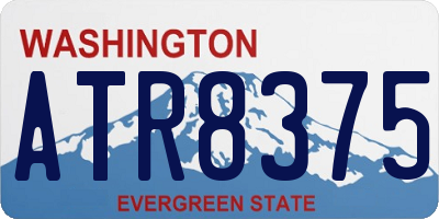 WA license plate ATR8375