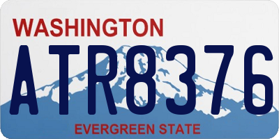 WA license plate ATR8376