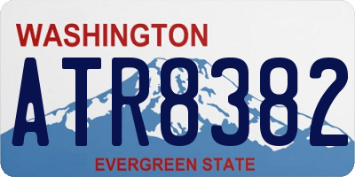 WA license plate ATR8382