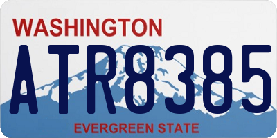 WA license plate ATR8385