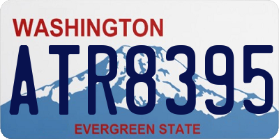 WA license plate ATR8395