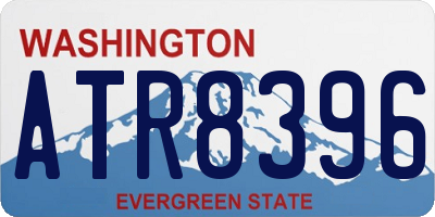 WA license plate ATR8396