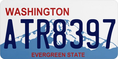 WA license plate ATR8397