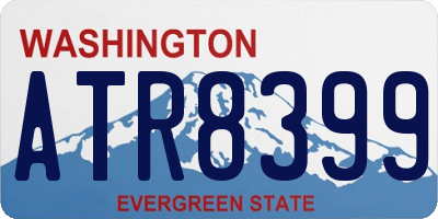 WA license plate ATR8399