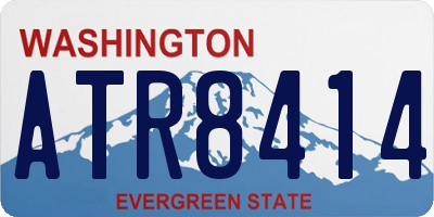 WA license plate ATR8414