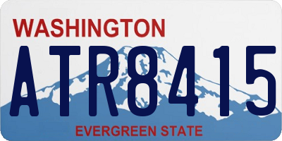 WA license plate ATR8415