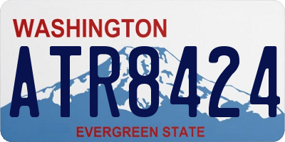 WA license plate ATR8424