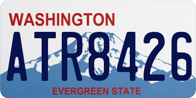 WA license plate ATR8426